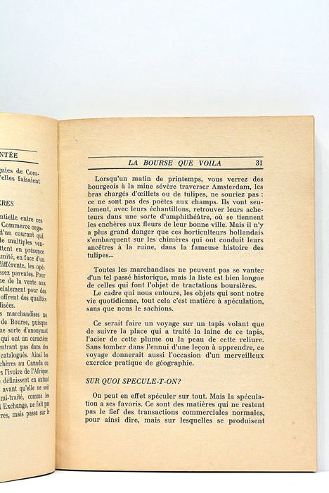 Si la bourse m'était contée. Avec la collaboration de Françoise …