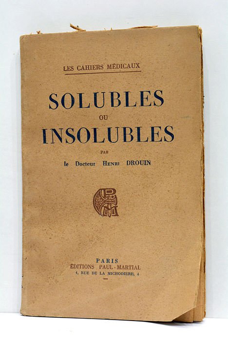 Solubles ou Insolubles.