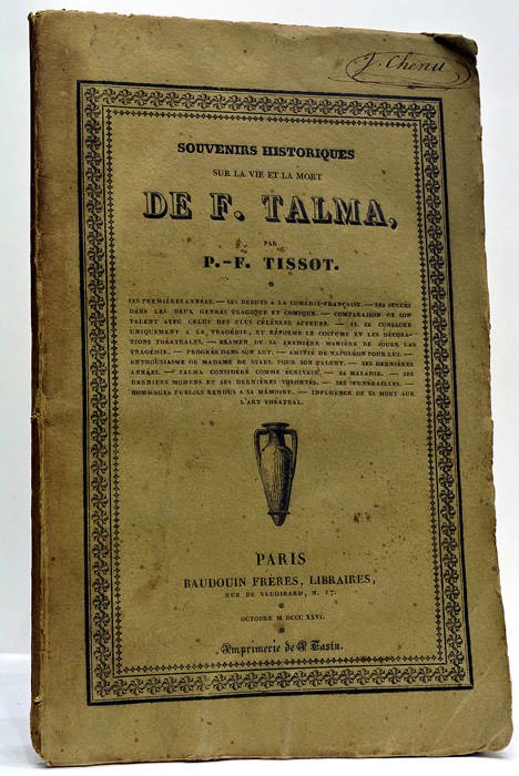 Souvenirs Historiques sur la Vie et la Mort de F. …