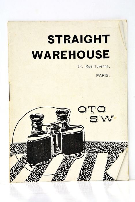 STRAIGHT WAREHOUSE. La jumelle à prismes 0T0SW supprime les Distances.