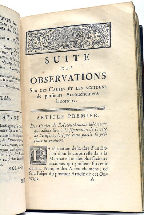 Suite des Observations sur les causes et les accidens de …