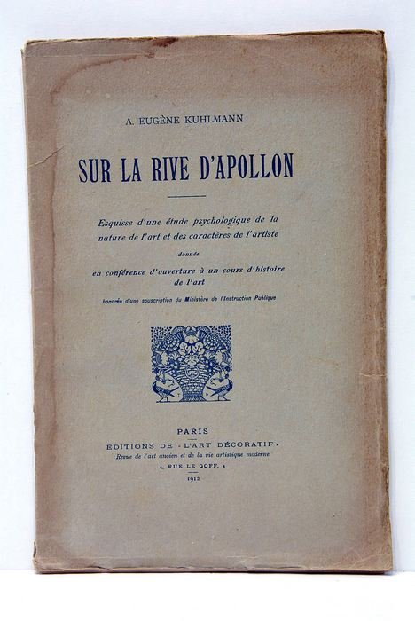Sur la Rive d'Apollon. Esquisse d'une étude psychologique de la …