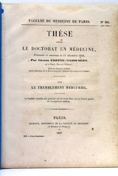 Sur le tremblement mercuriel.