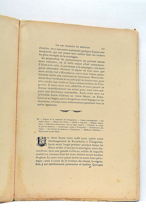 Sur les plateaux de Mongolie. Ouvrage couronné par l'Académie française. …