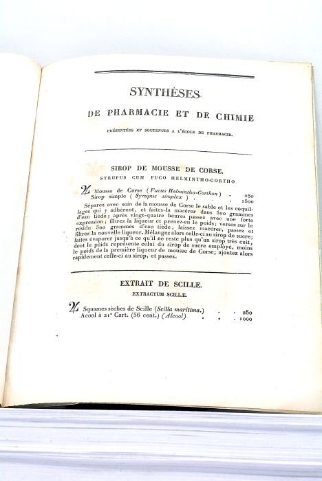 Synthèses de Pharmacie et de Chimie présentées et soutenues à …