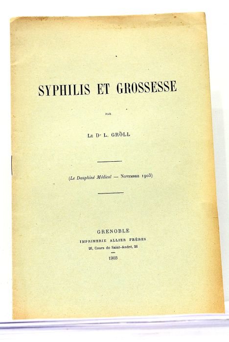 Syphilis et Grossesse.