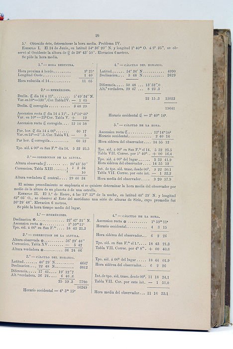Tablas Náuticas para abreviar los cálculos de Navegación. Parte recopiladas …