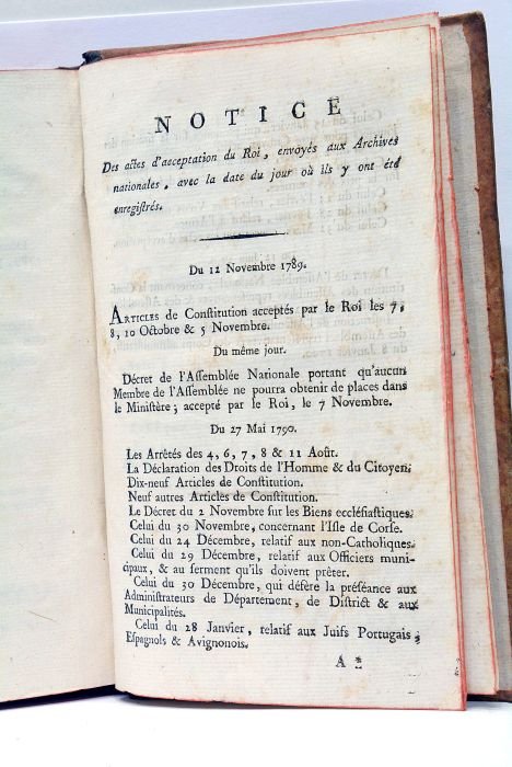 Table Chronologique des Arrêts des Communes, des Arrêtés et Décrets …