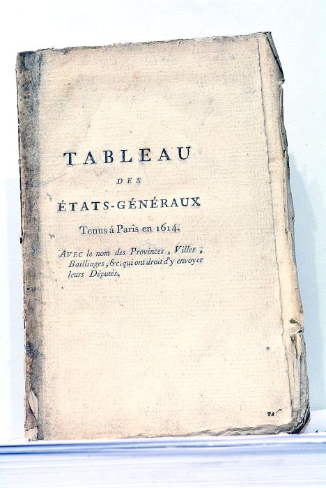 TABLEAU des Etats-Généraux tenus à Paris en 1614. Avec le …