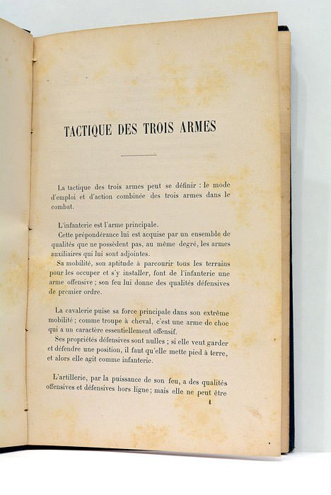 Tactique des Trois Armes.
