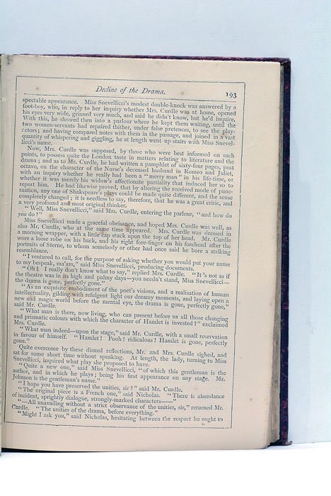 The life and adventure of Nicholas Nickleby.