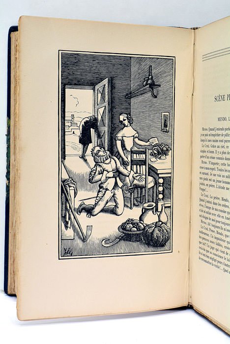 Théâtre de Clara Gazul. Edition illustrée de gravures sur bois …