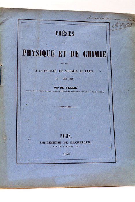 Thèse de physique. Du rôle de l'oxygène libre dans les …
