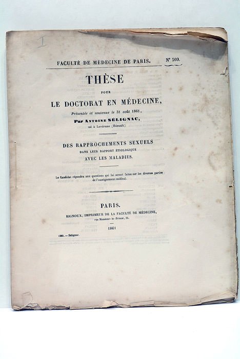 Thèse pour le Doctorat en Médecine, présentée et soutenue le …