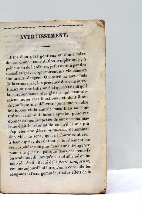 Traité de l'Origine des Glaires, de leurs effets, et des …