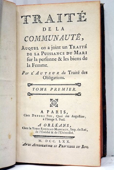 Traité de la Communauté, auquel on a joint un Traité …