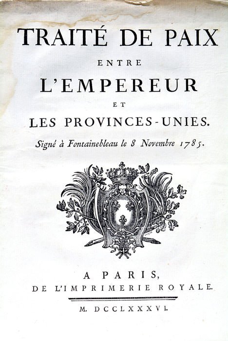TRAITE DE PAIX entre l'Empereur et les Provinces-Unies. Signé à …