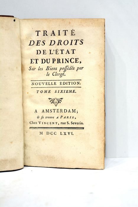 TRAITE des droits de l'Etat et du Prince sur les …