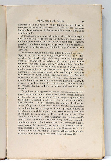 Traité des maladies des fosses nasales, des sinus et du …