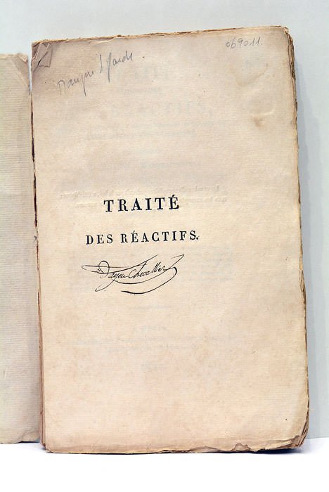 Traité des Reactifs, leurs préparations, leurs emplois spéciaux et leurs …