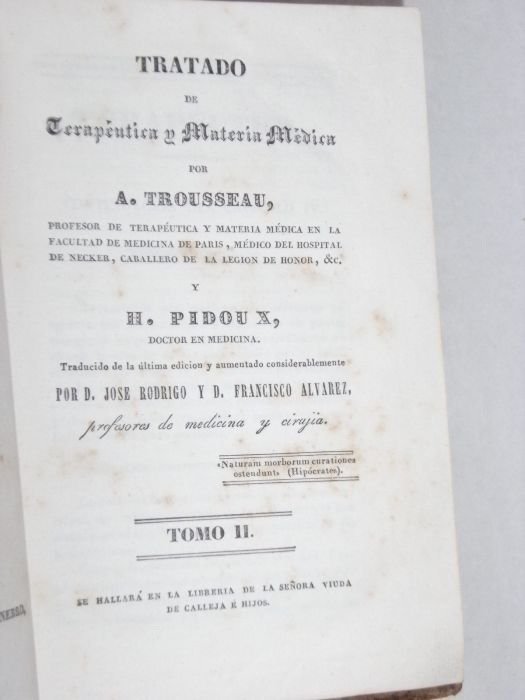 Tratado de Terapéutica y Materia Médica. Traducido al castellano de …