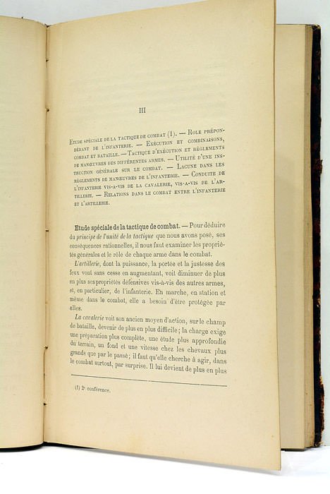 Trois conférances sur la tactique.