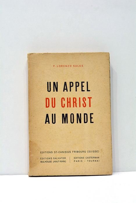 Un appel de Christ au Monde.