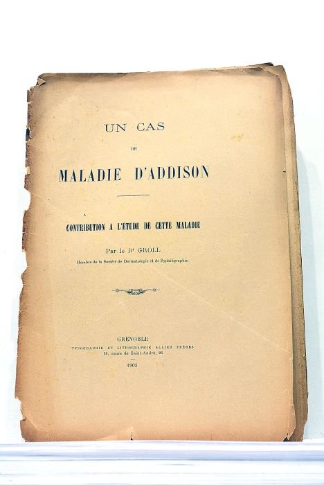 Un cas de Maladie d'Addison. Contribution à l'étude de cette …