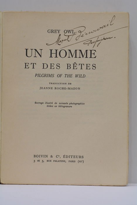 Un Homme et des Bêtes. Pilgrims of the Wild. Traduction …