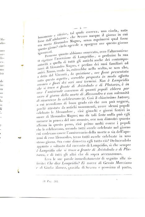 Una nuova opinione intorno al di della morte di Alessandro …