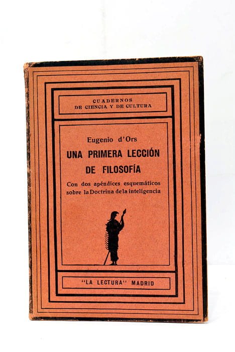 Una Primera lección de Filosofía.