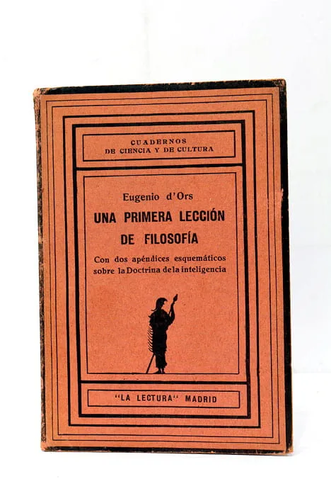 Una Primera lección de Filosofía.