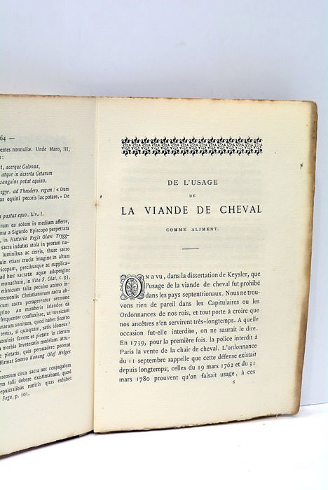 Une Question Historique 1720-1768.
