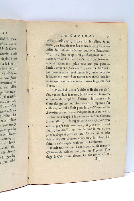 Vie de Nicolas Catinat.