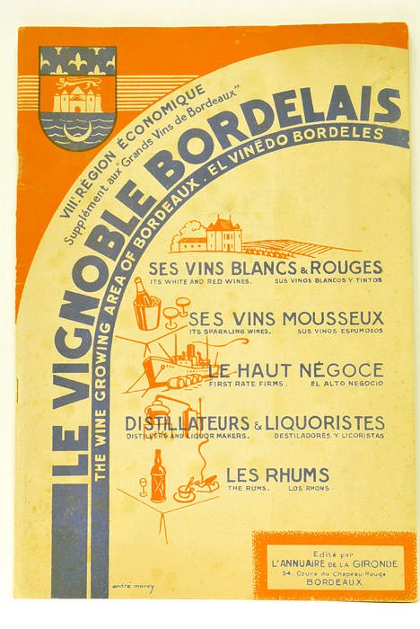 VIGNOBLE (LE) BORDELAIS. VIIIe RÉGION ÉCONOMIQUE.