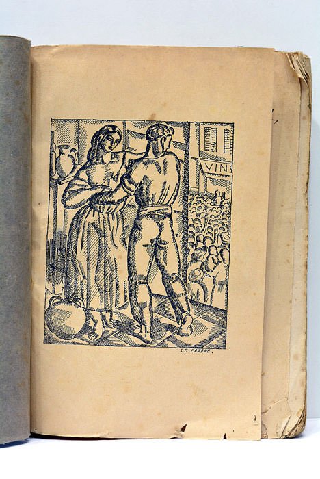 Vin rouge. Frontispice, lettrines et culs de lampe de L. …