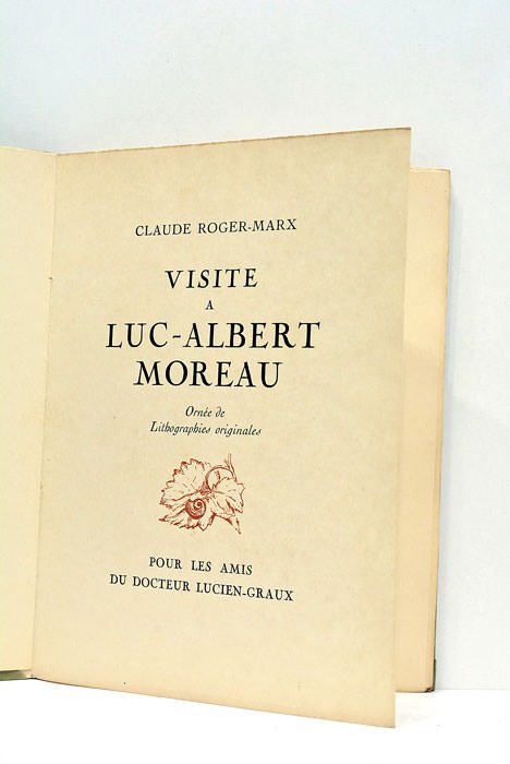 Visite a Luc-Albert Moreau.