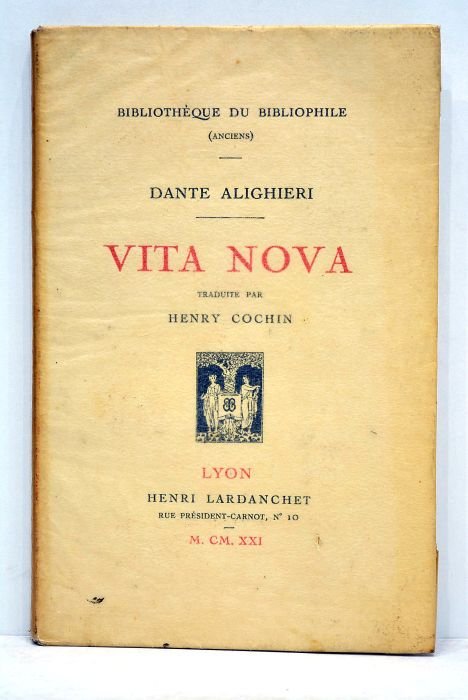 Vita nova. Traduite par Henry Cochin.