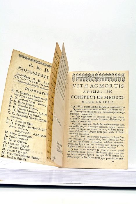 Vitae ac Mortis Animalium conspectus medico-mechanicus.