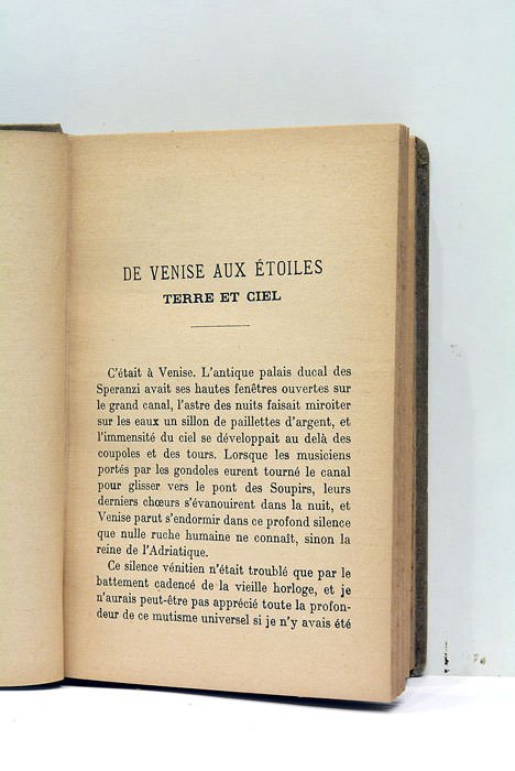 Voyage dans le ciel (Extrat des Rêves étoilés). De Venise …