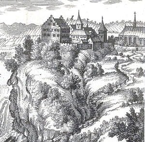 Vue du XVIIe de la grande chute ou cataracte du …