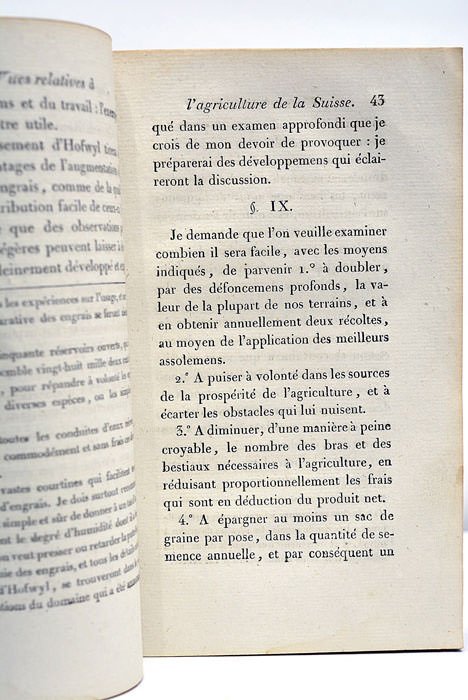 Vues relatives à l'Agriculture de la Suisse et aux Moyens …