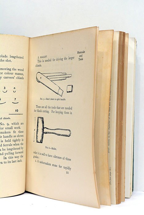 Wood-block printing. A description of the craft of woodcutting and …
