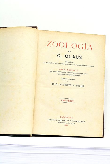 Zoología. Obra Illustrada con unas 1200 figuras trazadas por el …