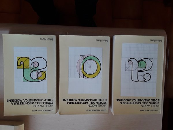 STORIA DELL'ARCHITETTURA E DELL'URBANISTICA MODERNE 3 VOLUMI