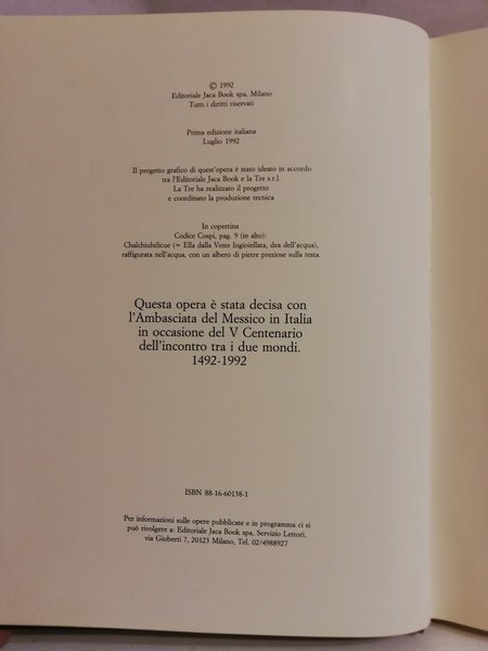 CODICE COSPI - CALENDARIO E RITUALI PRECOLOMBIANI.