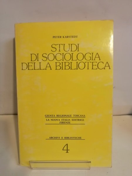 STUDI DI SOCIOLOGIA DELLA BIBLIOTECA