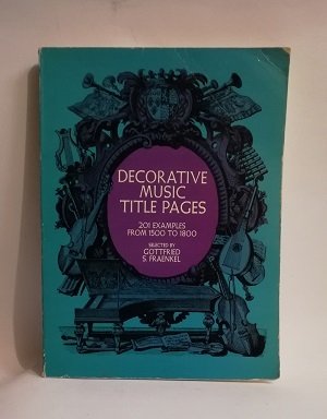 DECORATIVE MUSIC TITLE PAGES.