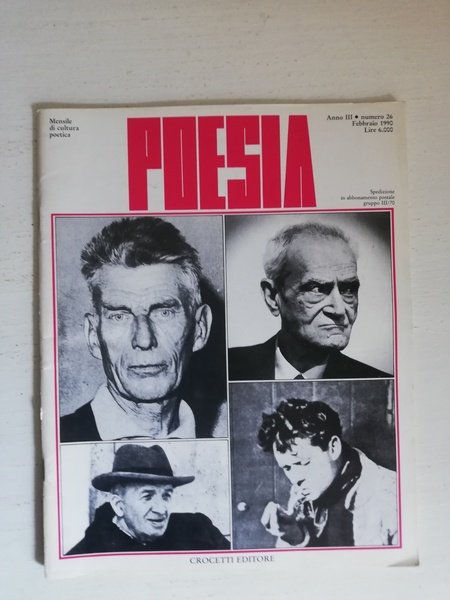 POESIA N. 26 ANNO III