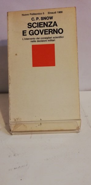 SCIENZA E GOVERNO.